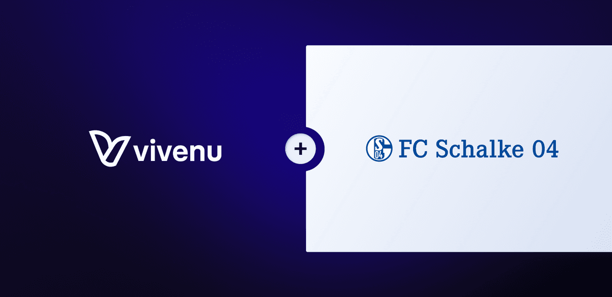 Logos of vivenu and Schalke 04