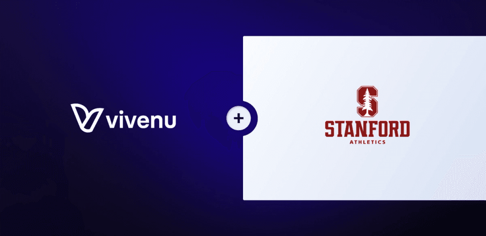 Logos of vivenu and Stanford Athletics